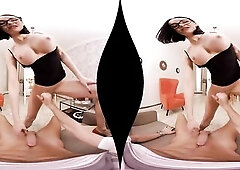 Kimber Lee as hot TS teacher in VR Porn