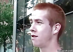 Cute gay guys going for a walk & talking