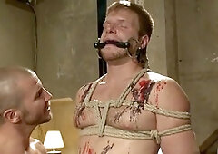 Intense domination with deep throat and punishment for young dudes