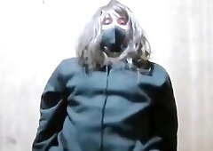 Ahegao Asian sissy crossdresser Heidy Aurora gets a popshot