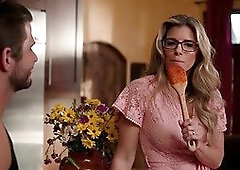 Codey Steele & Cory Chase engage in a wild 3some with a hot MILF who craves a double penetration