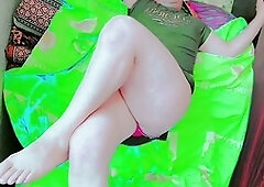 Beautiful trans girl Crossdresserkitty getting off with solo play