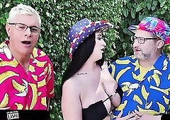 Cuckold Sugardaddy Watches Sugarbaby Double Twat Permeated (Dv, Dvp, Dpp) – Vicious Live 4K