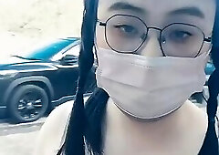 Outdoor crossdresser