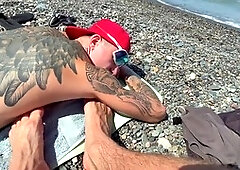 Public, big cock bareback, big cock blowjobs