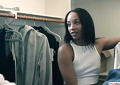 Breasty tranny Erica Cherry says yep to a 3some with her girlfriends.The large bazookas tgirl licks her black gfs vagina in advance of one as well as 