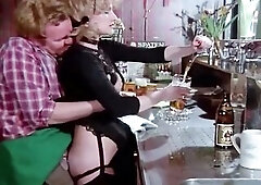 Vintage fuckfest of bushy hotties sucking and screwing.