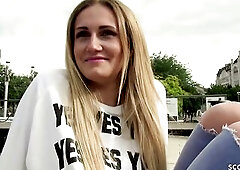 GERMAN SCOUT - TEMPT VERY SUPPLE TEEN LINDA TO SCREW AND CUM INSIDE HER