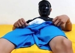 Close-up of milking a big dick