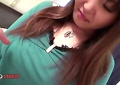 Hardcore Japanese babe Haruka Ohsawa big tits fuck intensely from behind Blowjob