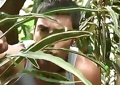 Lewd Gay Trio Outdoor Sex