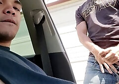 nutting in public alley