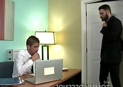 Extra Big Dicks: Under the Desk and In the Mouth