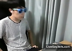 Koreeeeea bluuuue glasses Boy