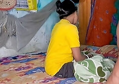 Indian village homemade bhabhi gets raw action