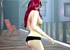 Strip in front the window