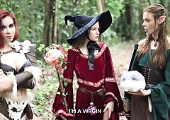 Diana Rider shares sensual porno d&d world adventure with sweetie fox