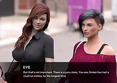 The Lost Chapters #2 - Cloe and Eve Went Shopping... Ameber and Eve Had a Moment in the bathroom... Eve Gave Xue a blow-job