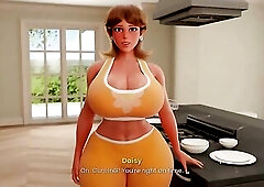 Mansion Days [ TABOO Anime Game ] Ep.two CAUGHT with a GIANT BONER by my STEP MOMMY in the kitchen !