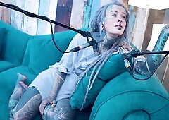 Anuskatzz tattoo model ASMR I - isolation podcast talking