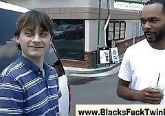 Gay interracial twink blowjob