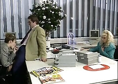 In the Office the Boss Catches Me