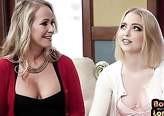 Sub nipp clamps sweetheart coarse facefucked by her slavemaster BF