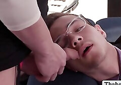 Busty Ts Nikki Vicous masturbates while deepthroats big cock