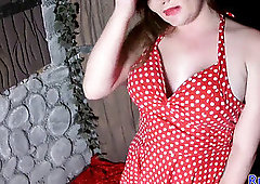 jacking russian tgirl shows her thick baps