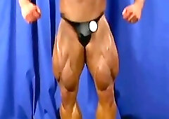 Chris Cook Sexy Posing Backstage @ 2003 NPC USA's