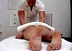 CzechMassage - eighteen Yo Bangs the Masseuse 4
