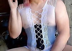 My smoking slut Ophelie eat her cum