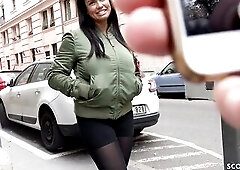 GERMAN SCOUT - LARGE HANGING TITTIES TEEN CHLOE TALK TO SCREW AT STREET CASTING