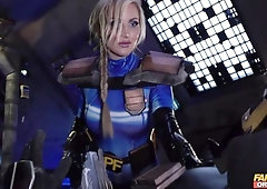 Awesome busty blonde Georgie Lyall is enjoying hardcore sex