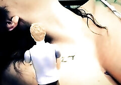 Giantess plays with her pet TEASER
