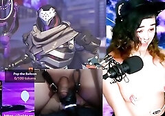 Fastened Goth Transgirl Tries to Win Overwatch Match Whilst Viewers use Vibes to Edge Her Ruthlessly