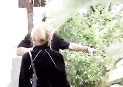 Ebony Dude With Giant Knob Screws Me on the Street and Cums in My Butt - Luna Blackx