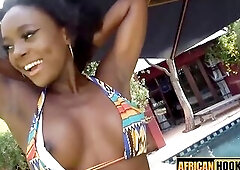 Marvelous Black Playgirl Railed Hard By Large White Wang American Boyfriend