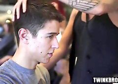 Brunette Twink Anal Job With Sperm In Ass