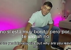 YOUNG LATINO TWINK guy gets fucked by the weird mechanic who repaired my bike on the street