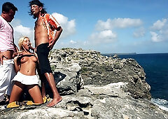 Nikki Sun Gives Two Guys a Blowjob before They Give Her a MMF 3way DP - Private Porn Sex Videos