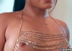 Summer is almost completely nude except for the glittering jewels the mood becomes even more intimate and sensual especially whenever Eva has to touch