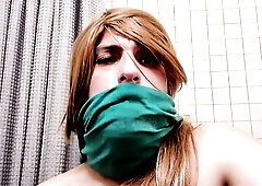 Hawt t-girl discharges thick cum blast